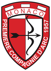 Logo Première Compagnie d'Arc de Monaco